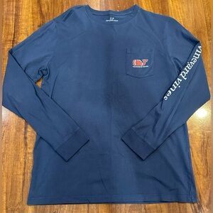 Boys vineyard vines long sleeve football shirt